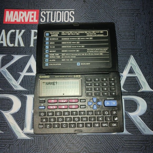 CASIO DATA BANK DC 8500 64KB PDA ELECTRONIC PC PERSONAL ORGANIZER CALCULATOR - Picture 5 of 7